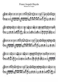 Menuet en fa -